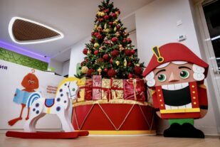 Обработка полимочевиной RIBERG PM 2 Sдетских украшений для московских поликлиник